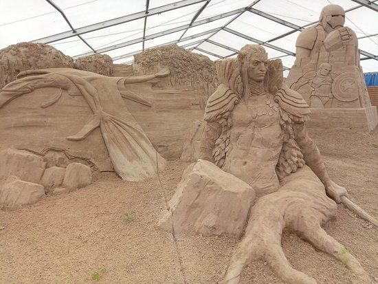 Sandskulpturen-Ausstellung Usedom