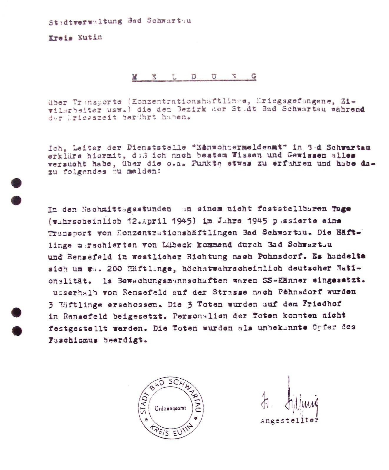 KZ Fürstengrube-Todesmarsch